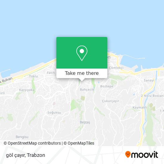 göl çayır map