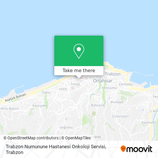 Trabzon Numunune Hastanesi Onkoloji Servisi map