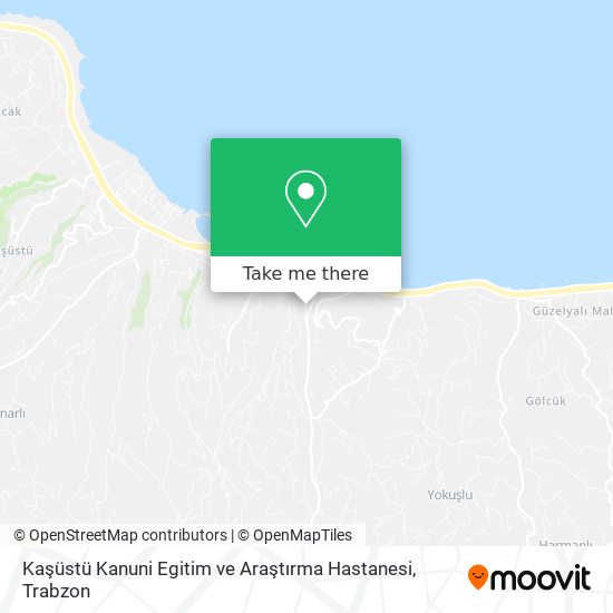 Kaşüstü Kanuni Egitim ve Araştırma Hastanesi map