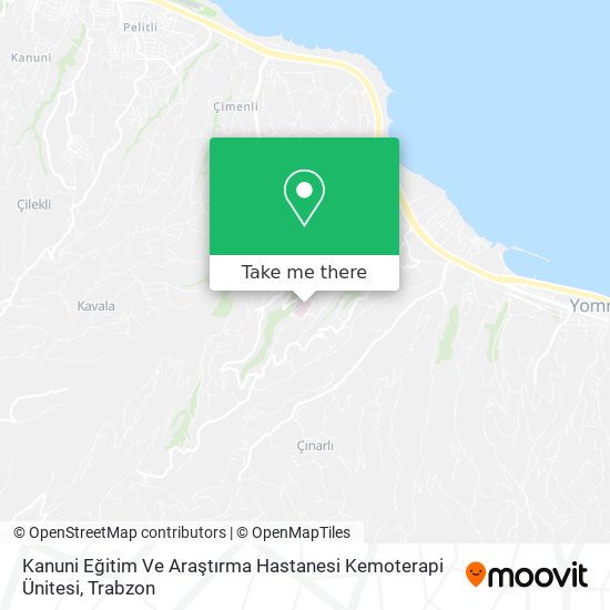 Kanuni Eğitim Ve Araştırma Hastanesi Kemoterapi Ünitesi map