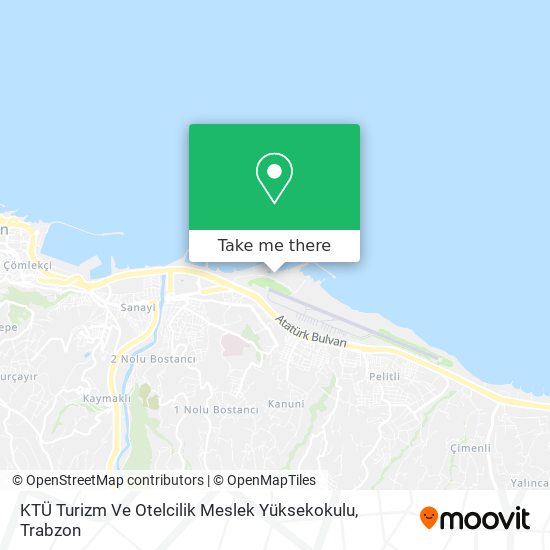 KTÜ Turizm Ve Otelcilik Meslek Yüksekokulu map