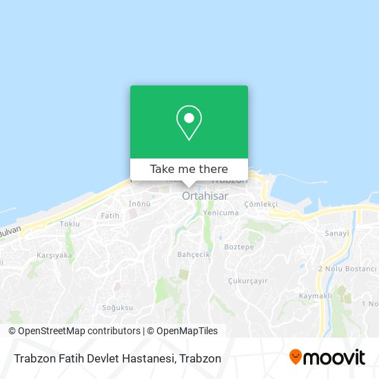 Trabzon Fatih Devlet Hastanesi map