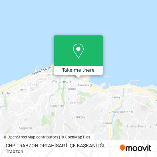 CHP TRABZON ORTAHİSAR İLÇE BAŞKANLIĞI map