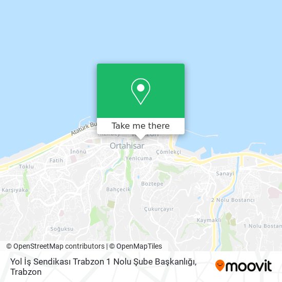 Yol İş Sendikası Trabzon 1 Nolu Şube Başkanlığı map