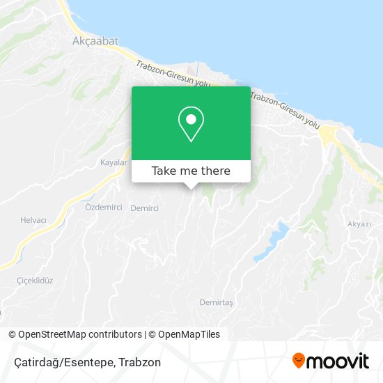 Çatirdağ/Esentepe map