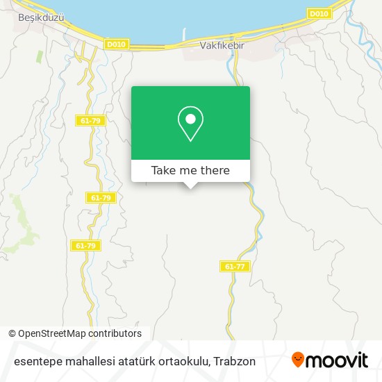 esentepe mahallesi atatürk ortaokulu map