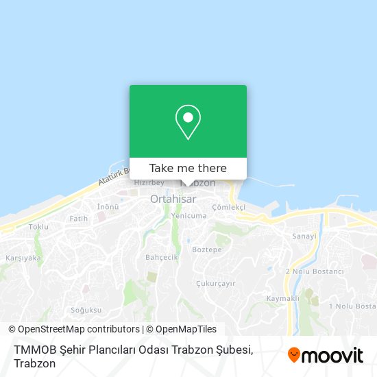 TMMOB Şehir Plancıları Odası Trabzon Şubesi map