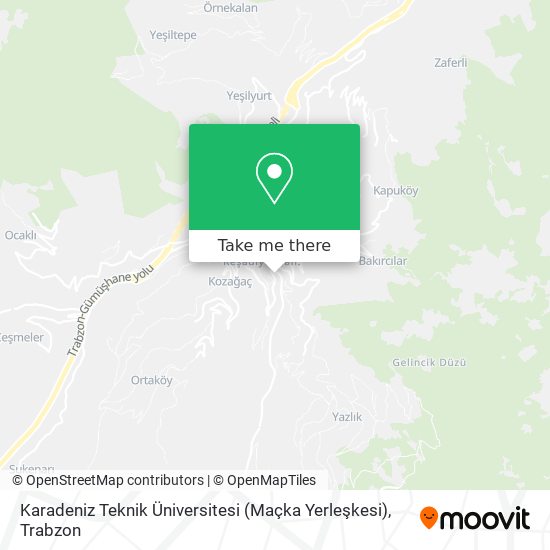 Karadeniz Teknik Üniversitesi (Maçka Yerleşkesi) map