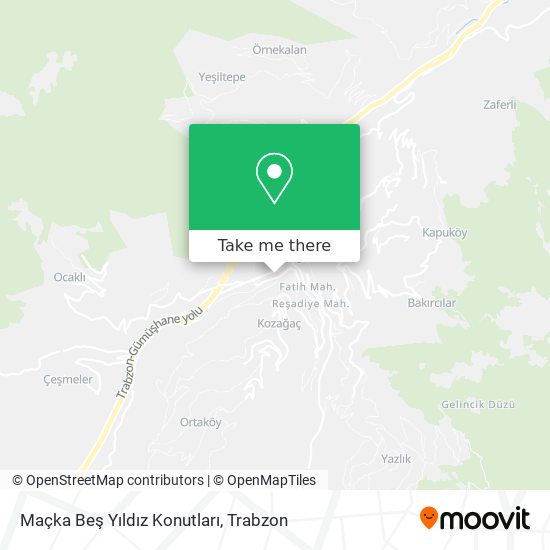 Maçka Beş Yıldız Konutları map