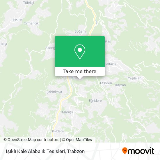 Işıklı Kale Alabalık Tesisleri map