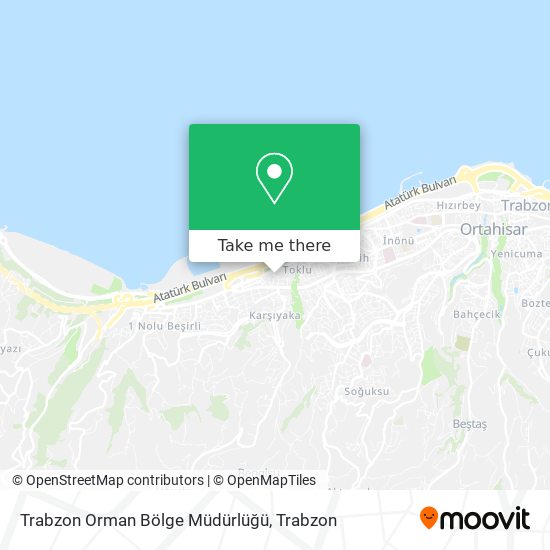 Trabzon Orman Bölge Müdürlüğü map