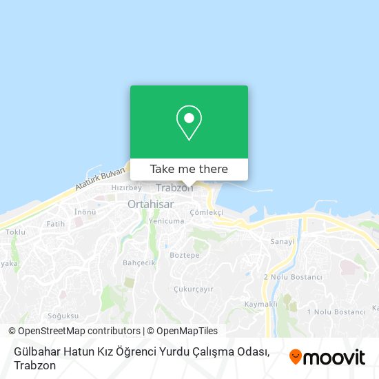 Gülbahar  Hatun Kız Öğrenci Yurdu Çalışma Odası map