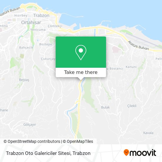 Trabzon Oto Galericiler Sitesi map