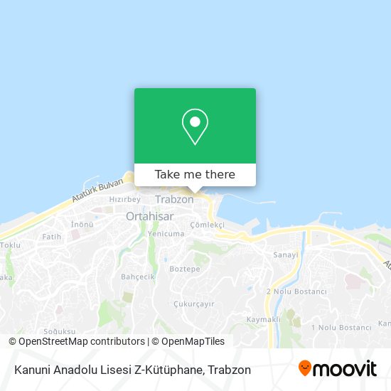 Kanuni Anadolu Lisesi Z-Kütüphane map
