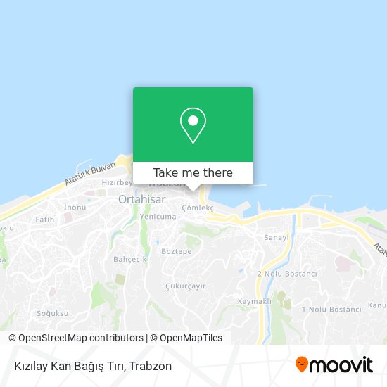 Kızılay Kan Bağış Tırı map