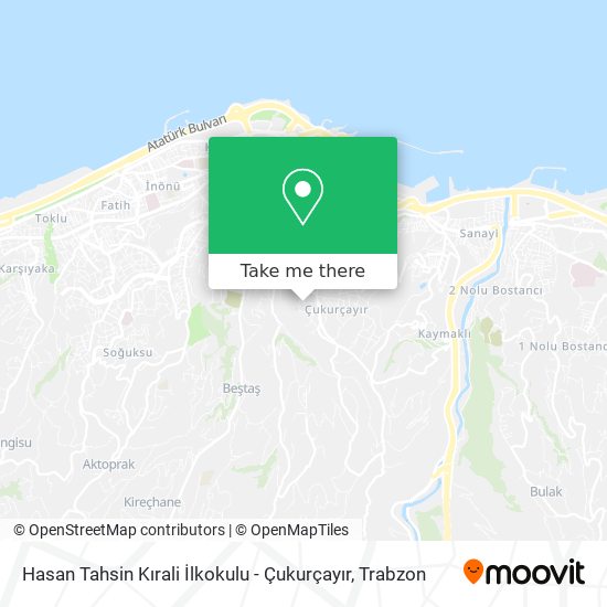 Hasan Tahsin Kırali İlkokulu - Çukurçayır map