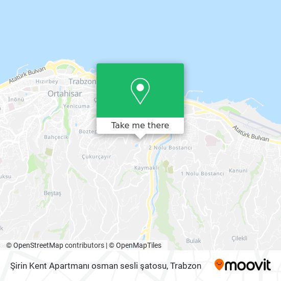 Şirin Kent Apartmanı osman sesli şatosu map