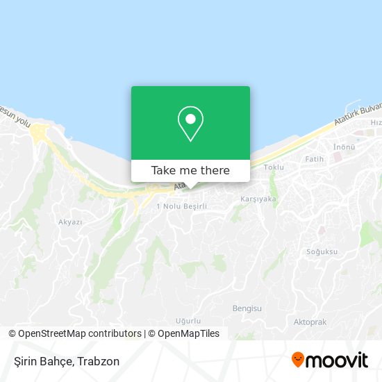 Şirin Bahçe map