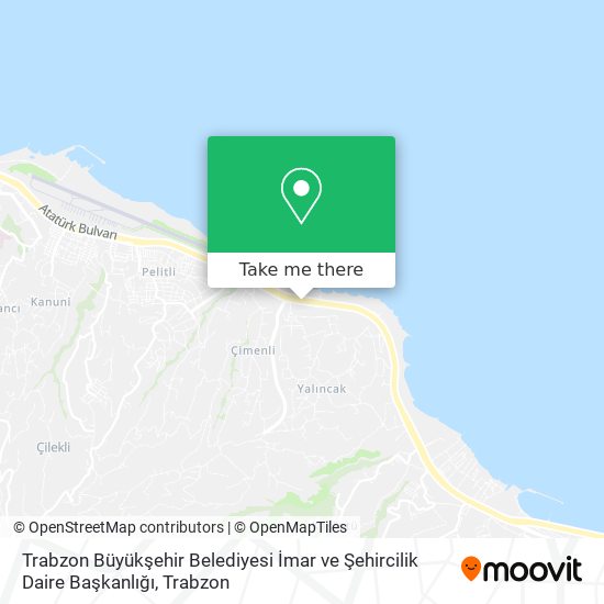Trabzon Büyükşehir  Belediyesi İmar ve Şehircilik Daire Başkanlığı map