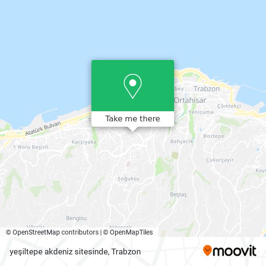 yeşiltepe akdeniz sitesinde map