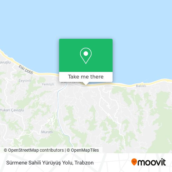 Sürmene Sahili Yürüyüş Yolu map