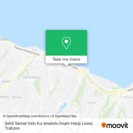 Şehit Samet Uslu Kız Anadolu İmam Hatip Lisesi map
