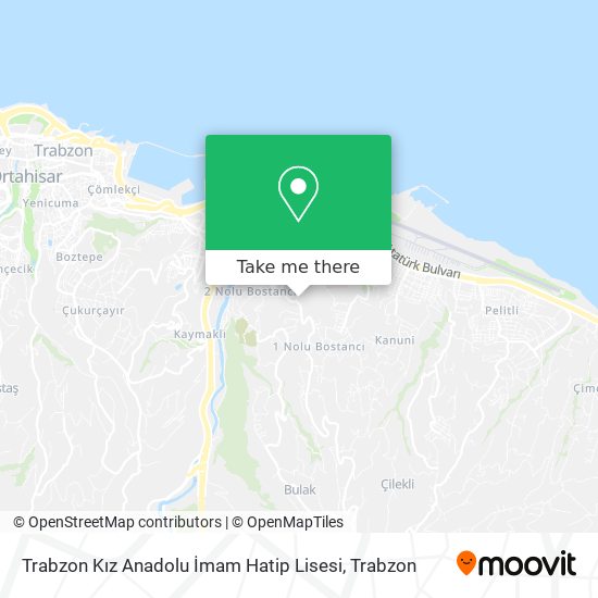 Trabzon Kız Anadolu İmam Hatip Lisesi map