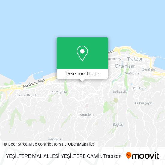 YEŞİLTEPE MAHALLESİ YEŞİLTEPE CAMİİ map