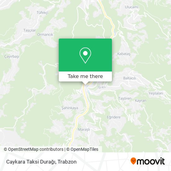 Caykara Taksi Durağı map