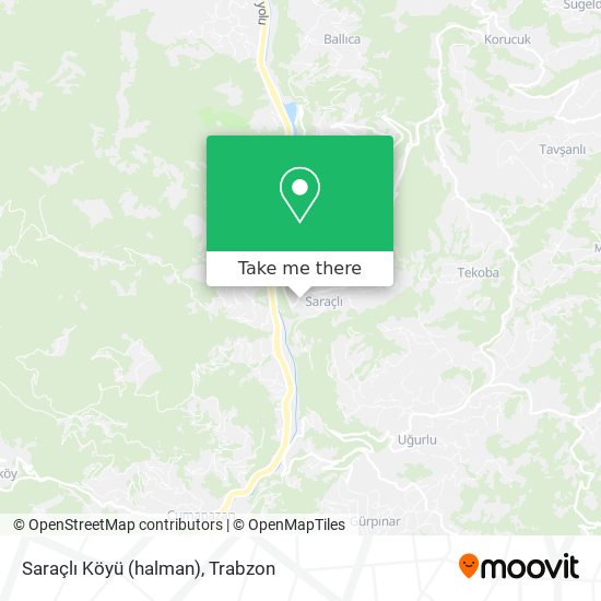 Saraçlı Köyü (halman) map
