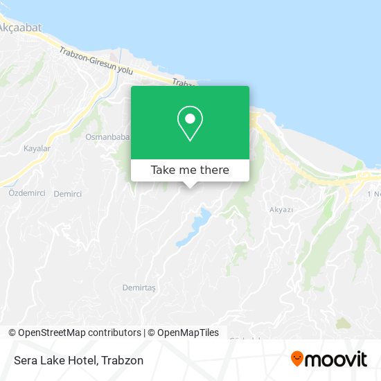 Sera Lake Hotel map