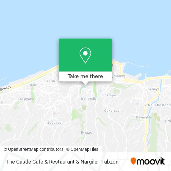 The Castle Cafe & Restaurant & Nargile map