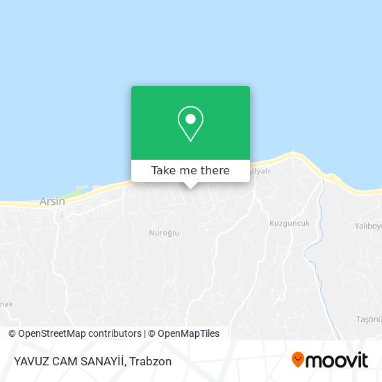 YAVUZ CAM SANAYİİ map