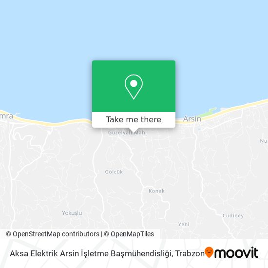 Aksa Elektrik Arsin İşletme Başmühendisliği map