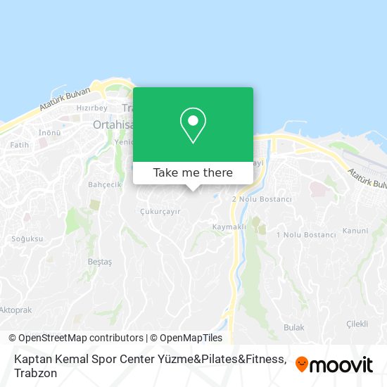 Kaptan Kemal Spor Center Yüzme&Pilates&Fitness map