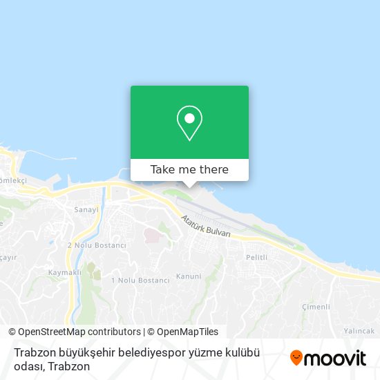 Trabzon büyükşehir belediyespor yüzme kulübü odası map