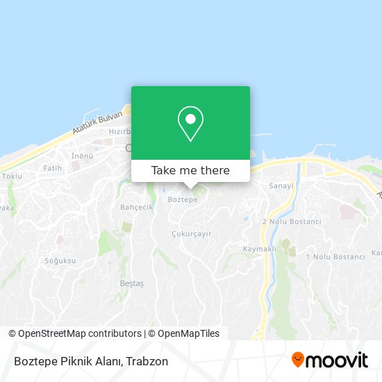 Boztepe Piknik Alanı map