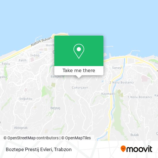 Boztepe Prestij Evleri map
