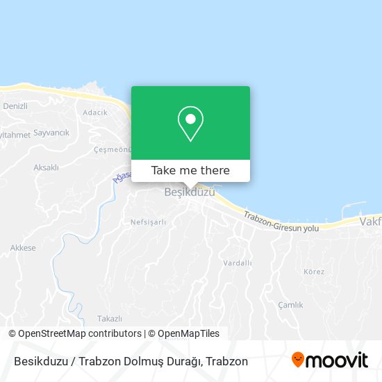 Besikduzu / Trabzon Dolmuş Durağı map