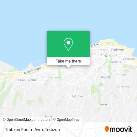 Trabzon Forum Avm map