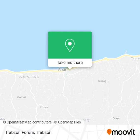 Trabzon Forum map
