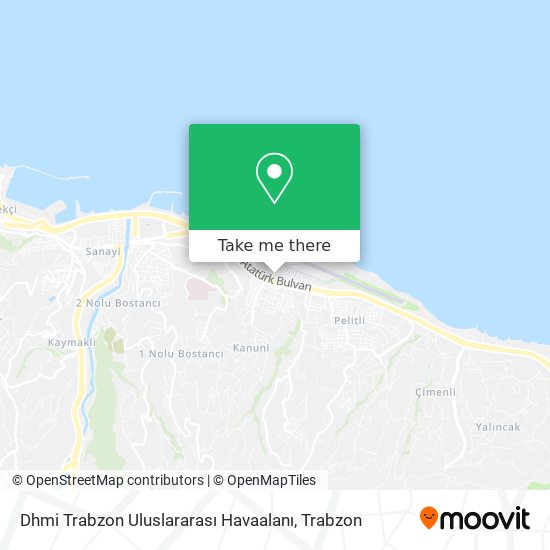 Dhmi Trabzon Uluslararası Havaalanı map