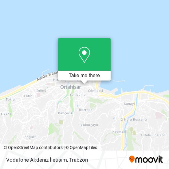 Vodafone Akdeniz İletişim map