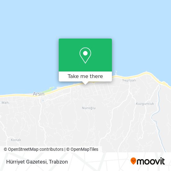 Hürriyet Gazetesi map