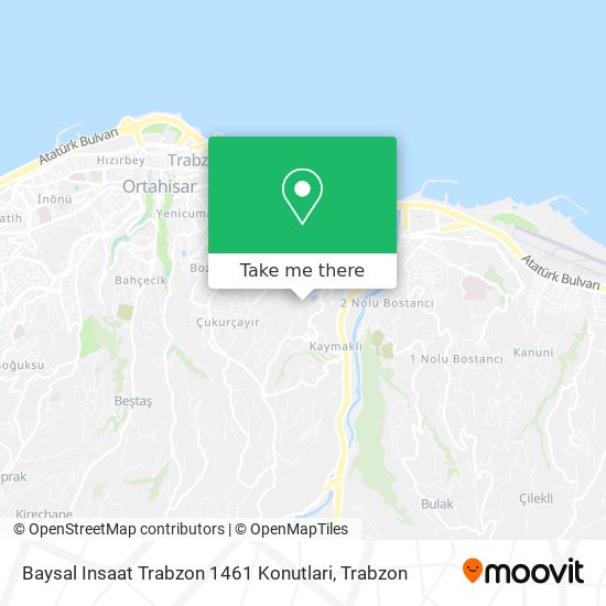 Baysal Insaat Trabzon 1461 Konutlari map