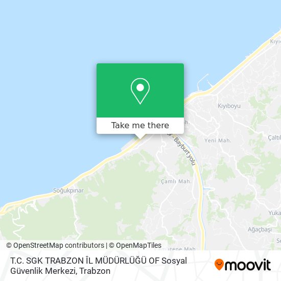 T.C. SGK TRABZON ÎL MÜDÜRLÜĞÜ OF Sosyal Güvenlik Merkezi map