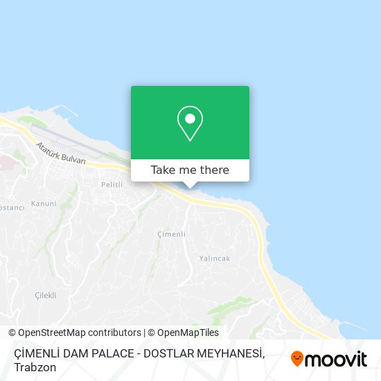 ÇİMENLİ DAM  PALACE - DOSTLAR MEYHANESİ map