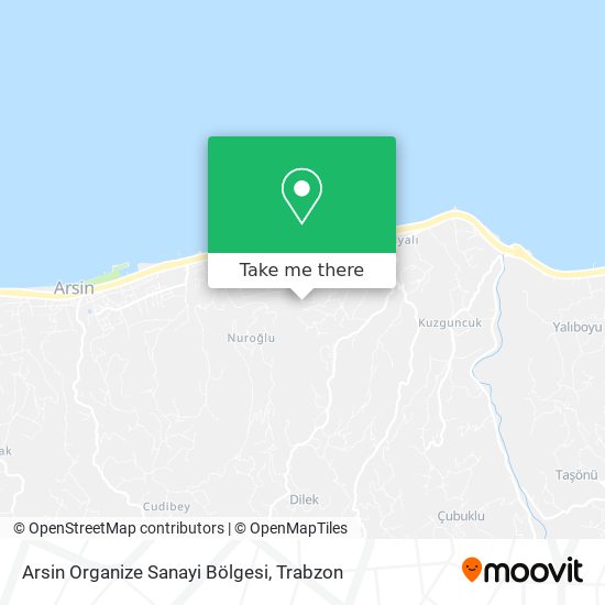 Arsin Organize Sanayi Bölgesi map
