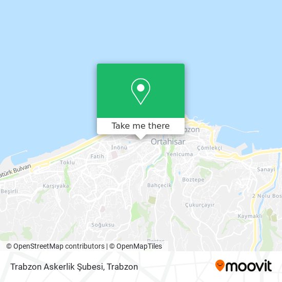 Trabzon Askerlik Şubesi map