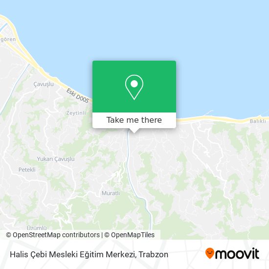 Halis Çebi Mesleki Eğitim Merkezi map